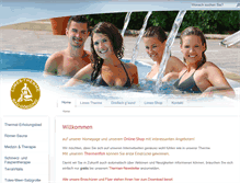 Tablet Screenshot of limes-therme.de